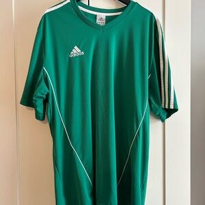 Adidas Emerald Green Jersey with White Trim